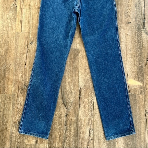 Wrangler Vintage Dark Wash Denim 12MWZG Straight Western Jeans - Picture 7 of 16